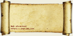 Gavrilo Denić vizit kartica